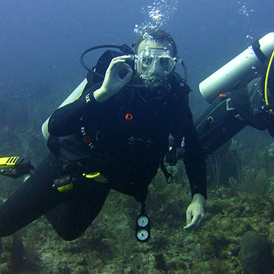 Open Water Diver in Akumal