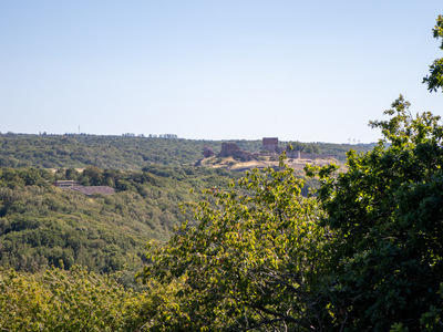 Hammershus vom Opalsee aus gesehen