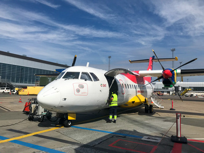 Die ATR 42 von DAT