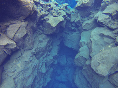 Schnorcheln in der Silfraspalte