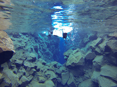 Schnorcheln in der Silfraspalte