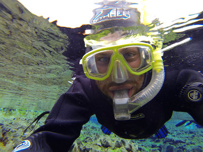 Schnorcheln in der Silfraspalte