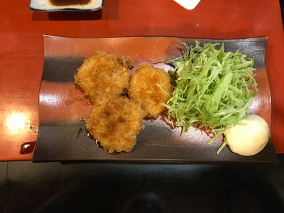 Frittierte Jakobsmuscheln