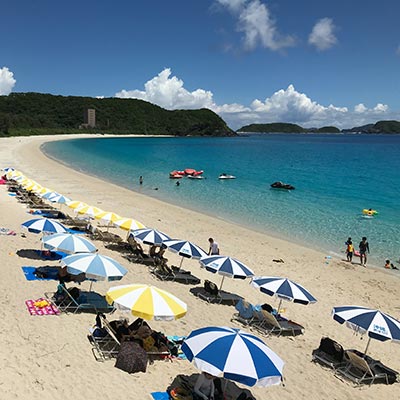 Baden auf Okinawa und Zamami