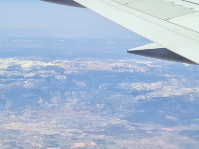 Keine Wolken kurz vor Las Vegas