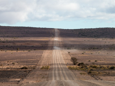 Seltener Anblick: ein anderes Auto