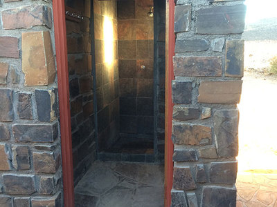 Waschbereich am Campingplatz