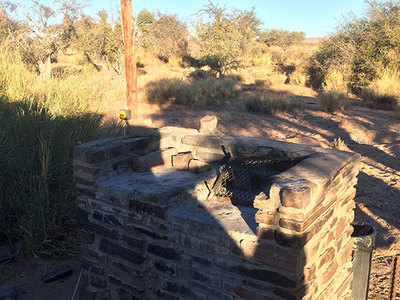 Grillbereich am Campingplatz