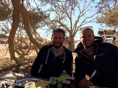 Frühstück im Sossusvlei