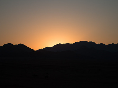 Sonnenaufgang von der Elim-Düne aus