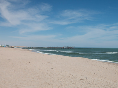 Am Strand in Swakopmund