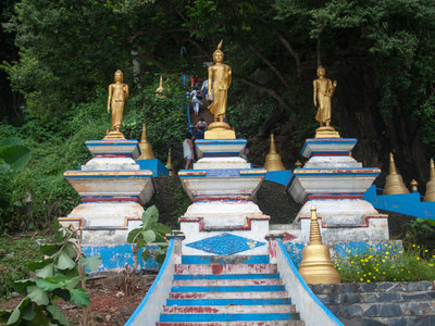 An der Treppe nach oben