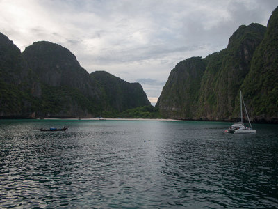 Blick vom Ankerplatz aus